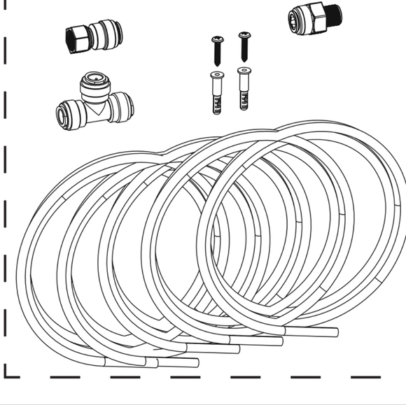 GE GXK185KBL Drinking Water Filtration Single Stage System Under The Sink instal - Picture 1 of 5